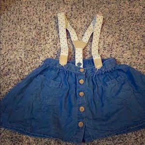 Oshkosh size 9/12 skirt overalls